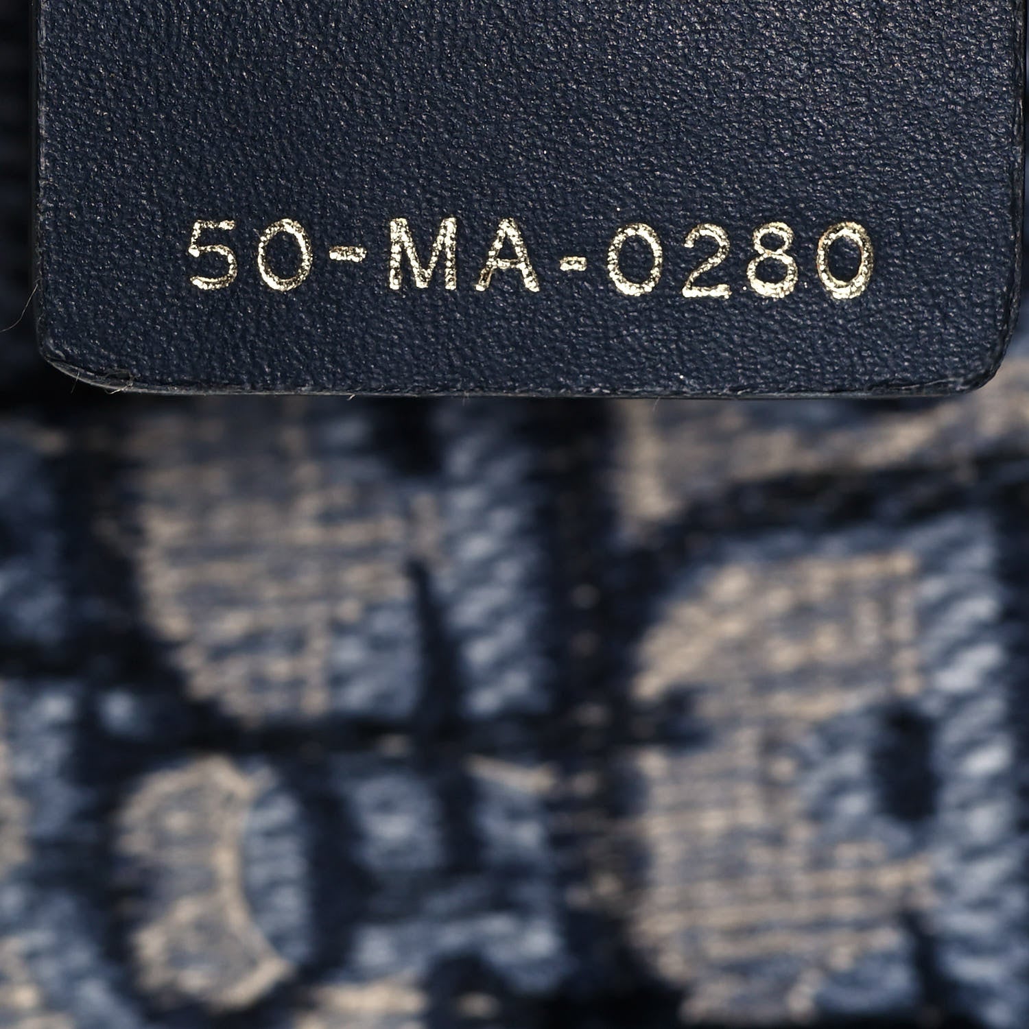 Christian Dior Oblique Slim Saddle Pouch Blue 7 of 14
