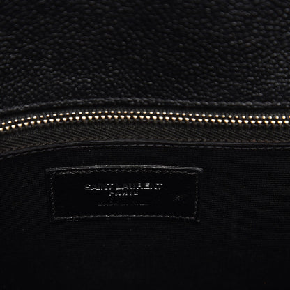 Saint Laurent Grained Calfskin Small Sac De Jour Black 7 of 12
