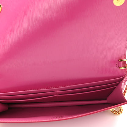 Prada Vitello Move Metal Mini Crossbody Bag Fuxia 5 of 9