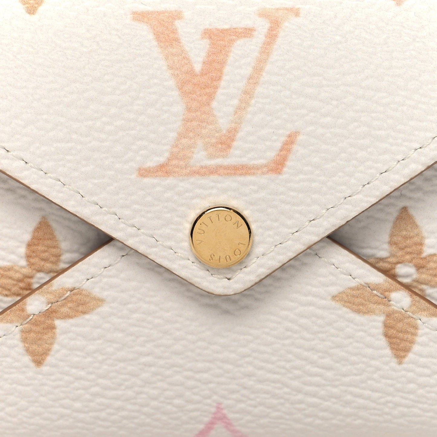 Monogram Resort Small Kirigami Pochette Insert White Beige