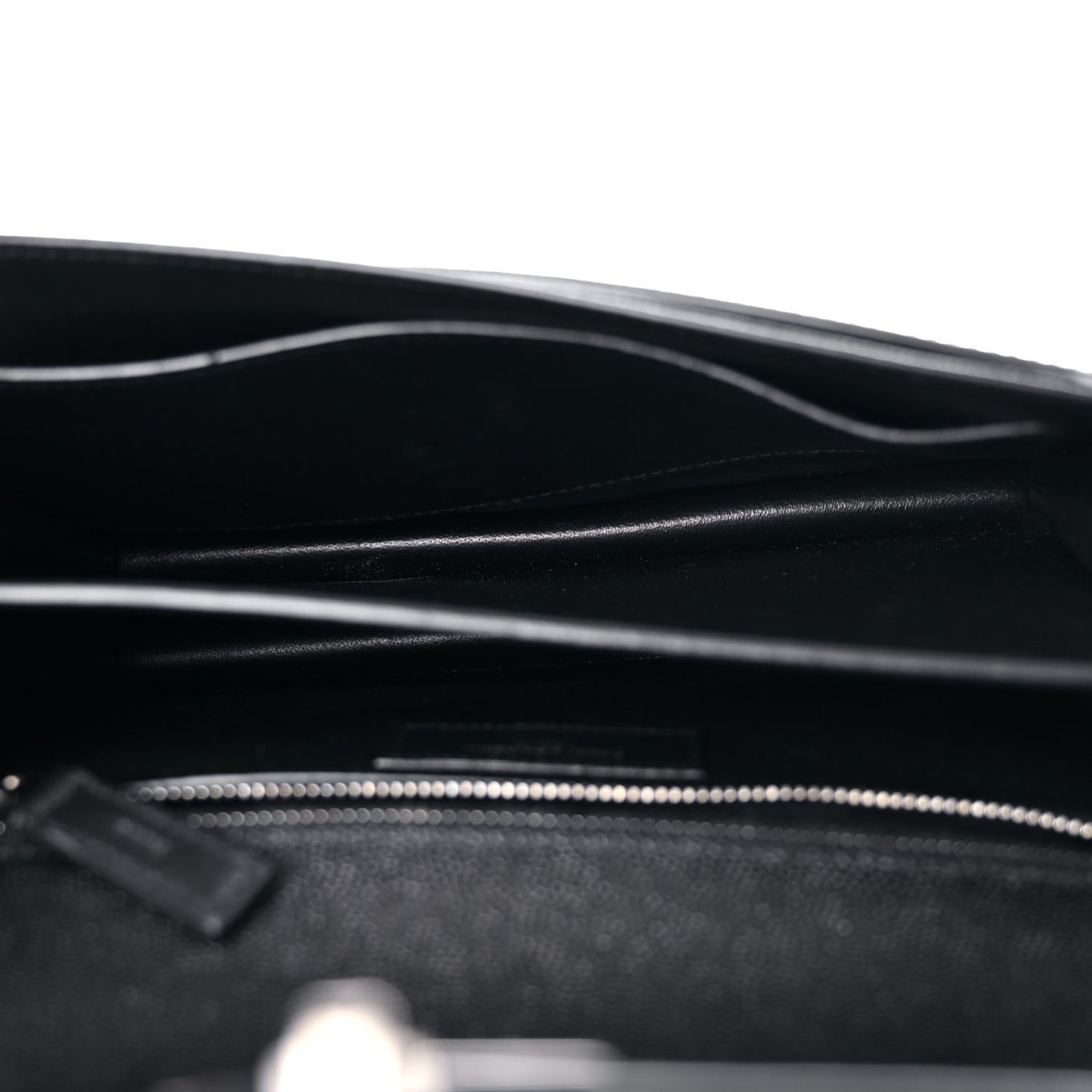 Grain De Poudre Monogram Cassandra Clasp Bag Black