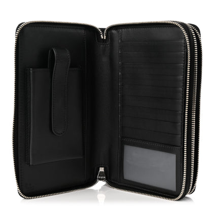 Gucci Microguccissima Zip Around Top Handle Travel Wallet Black 6 of 7