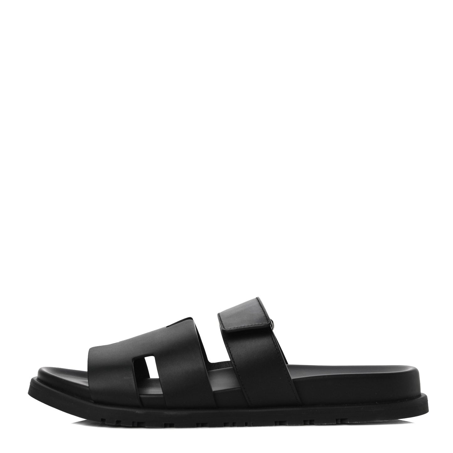 Calfskin Mens Chypre Sandals 43 Black