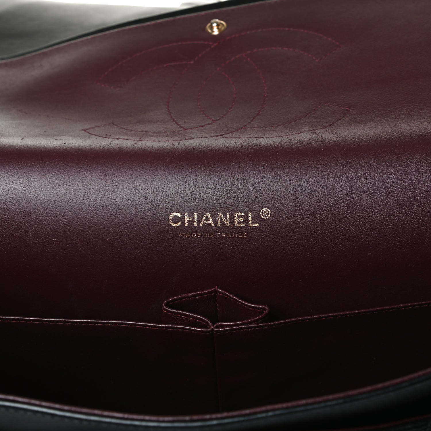 Chanel Lambskin Quilted Maxi Double Flap Black 6 of 13
