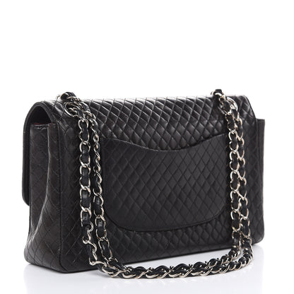 Chanel Lambskin Micro Quilted Medium Single Flap Black 3 of 16