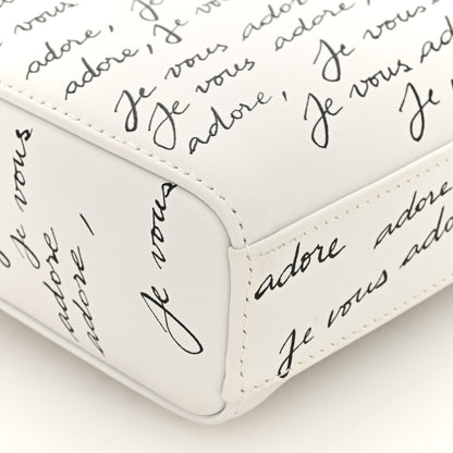 Christian Dior Calfskin Je Vous Adore Dioramour Small Lady D-Joy White Black Red 9 of 10