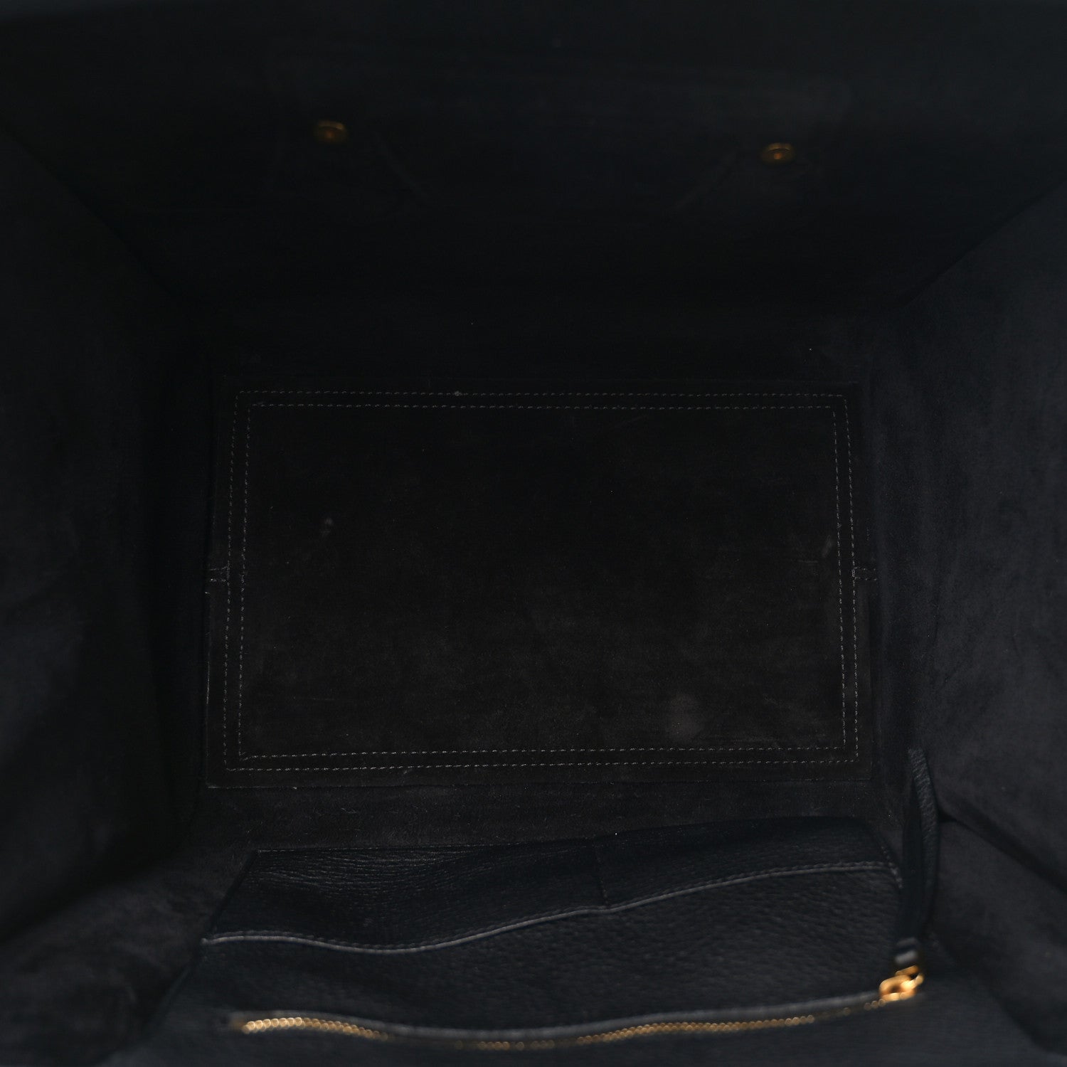 Celine Crisped Calfskin Medium Tie Knot Tote Black 5 of 9