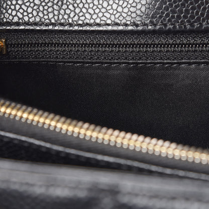 Chanel Caviar Quilted Grand Shopping Tote GST Black 15 of 16