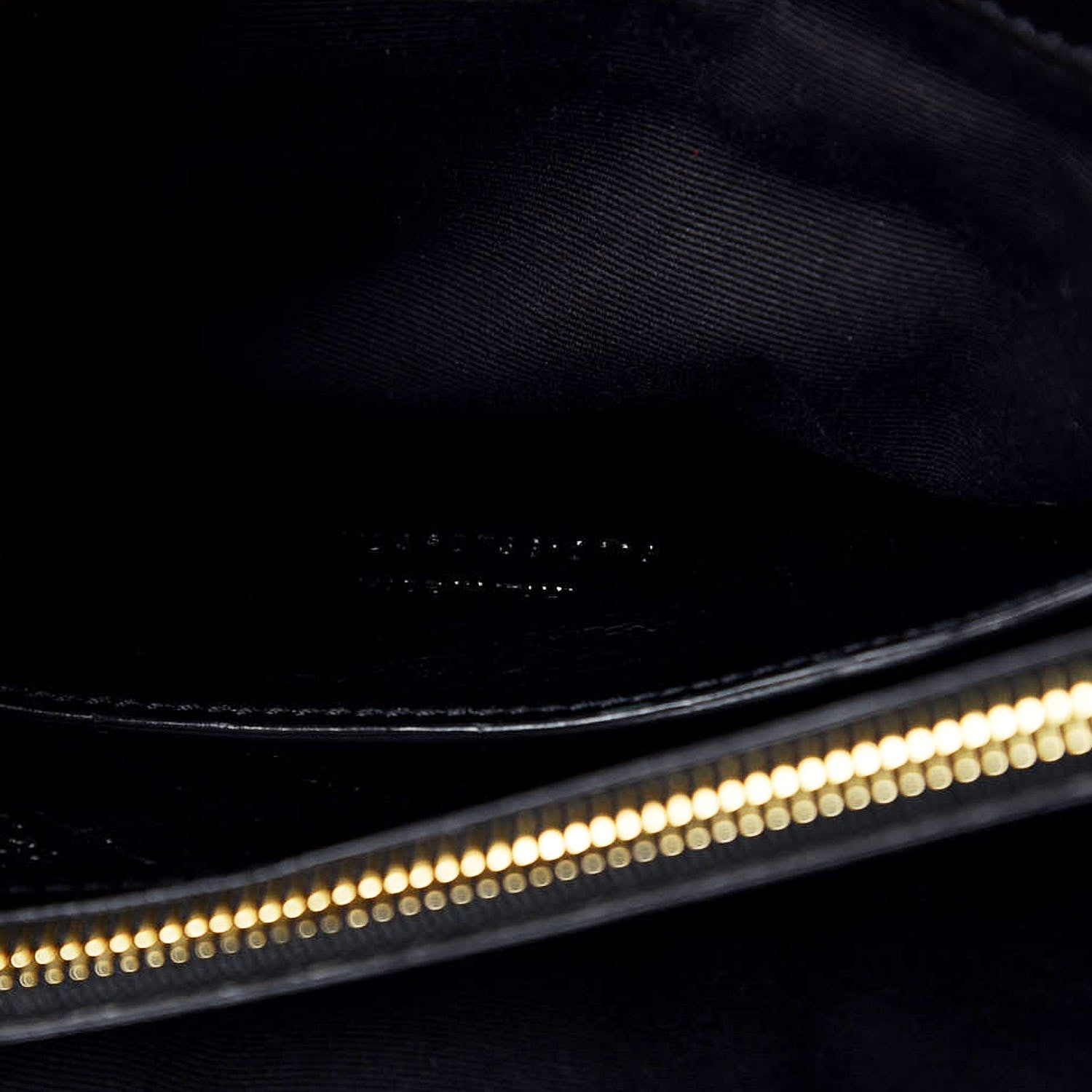 Saint Laurent Cracked Shiny Calfskin Matelasse Chevron Monogram Large College Satchel Black 12 of 12