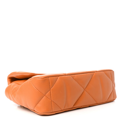 Chanel Lambskin Quilted Medium Chanel 19 Flap Light Brown 4 of 10