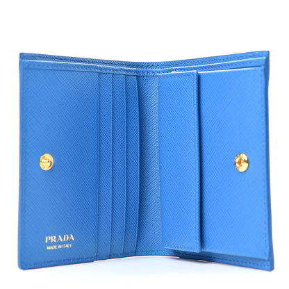 Prada Saffiano Shine Monochrome Bi-Fold Wallet Marea 5 of 6