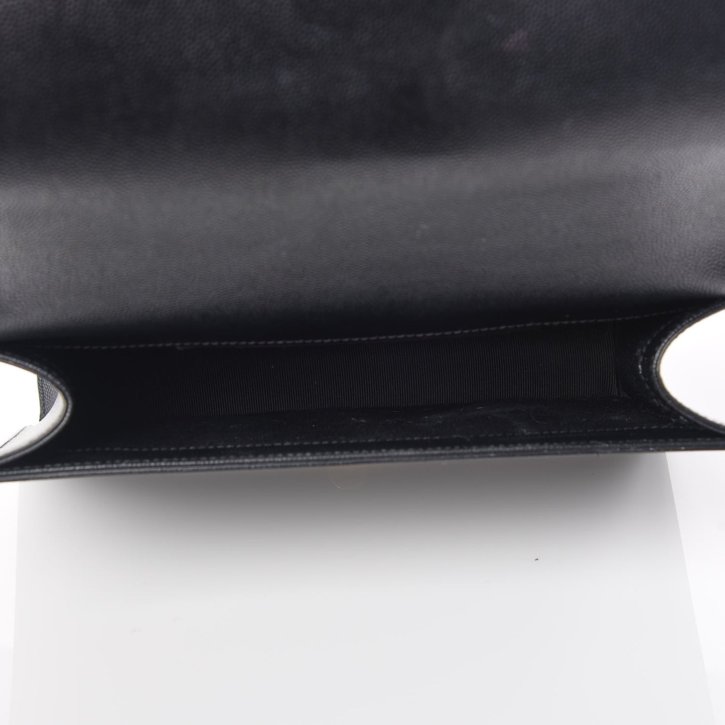 Grain De Poudre Classic Monogram Kate Clutch Black