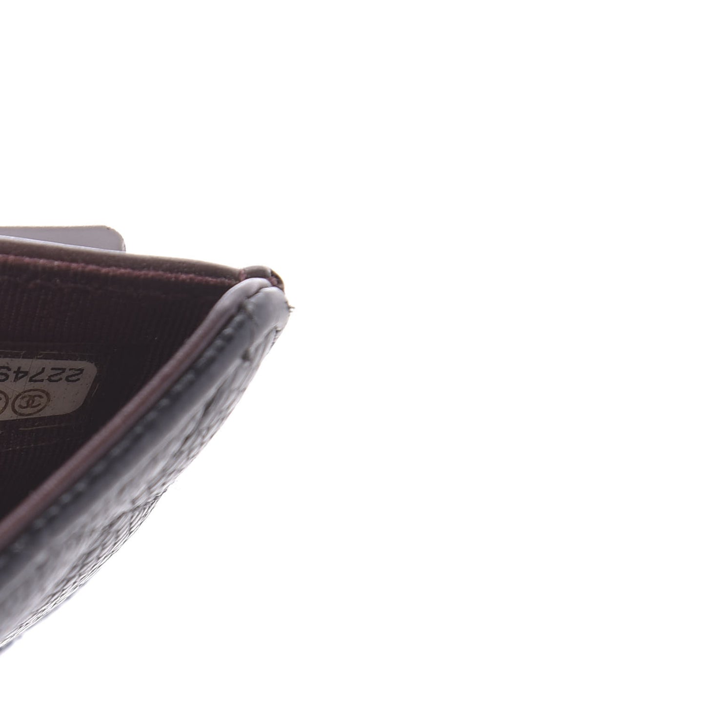 Caviar Quilted Yen Wallet Black