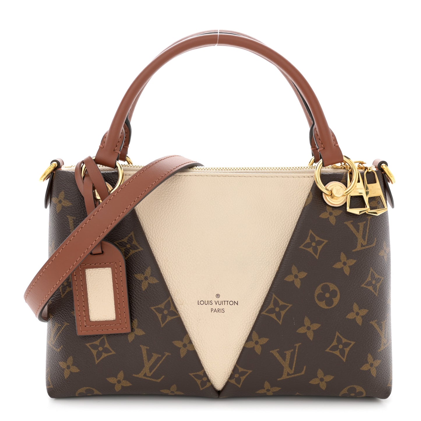 Monogram V Tote BB Creme