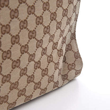 Gucci Monogram Woven Shoulder Bag Brown 16 of 18