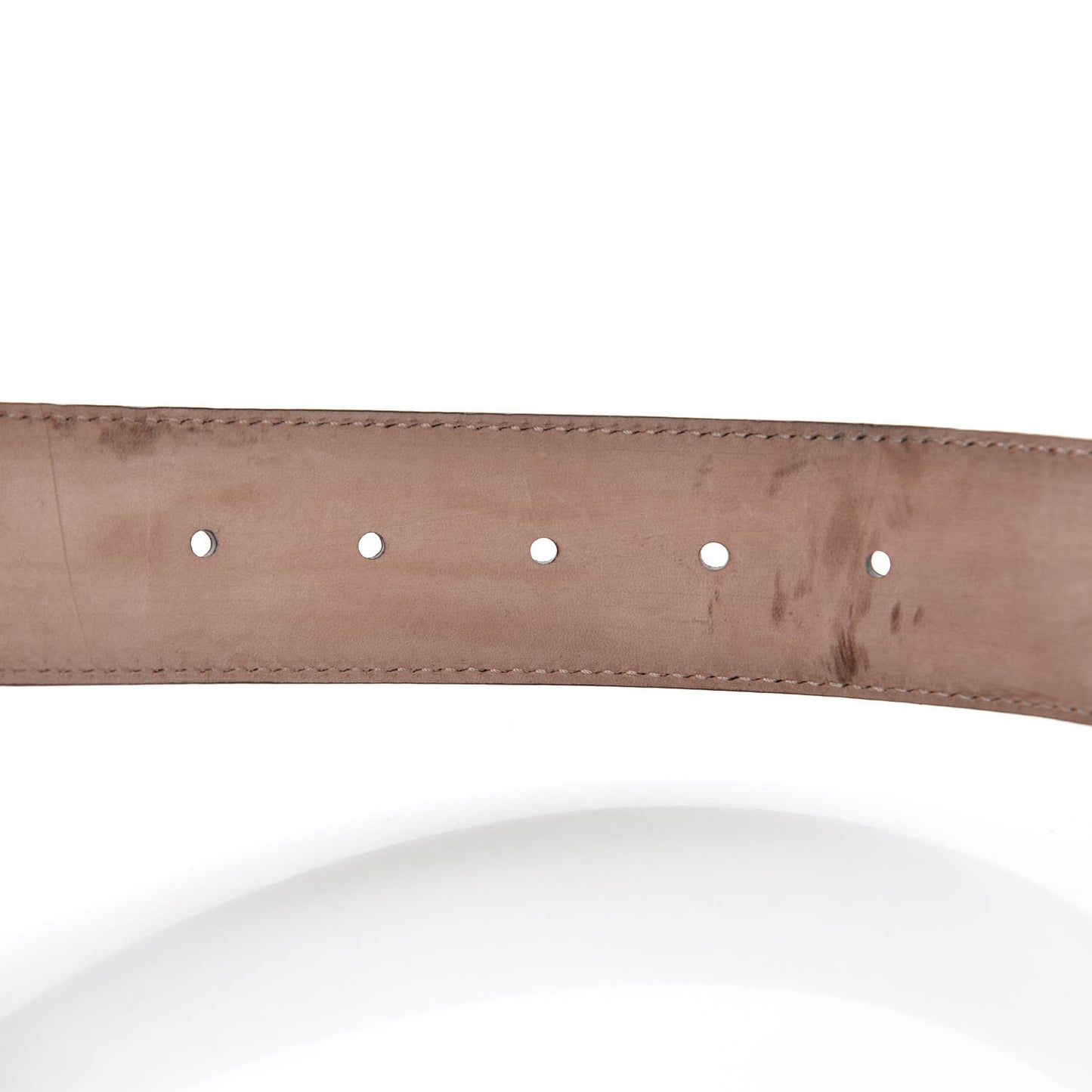 Guccissima Interlocking G Belt 95 38 Dark Grey