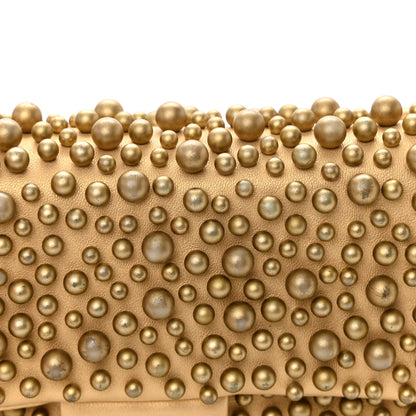 Chanel Lambskin Pearls Flap Gold 15 of 19