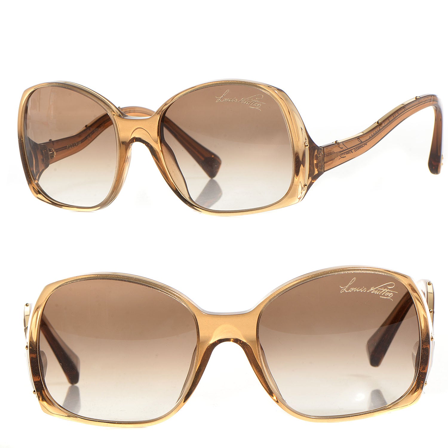Louis Vuitton Gina Sunglasses Z0052W Light Glitter Honey 1 of 6