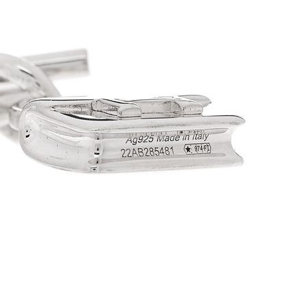Hermes Sterling Silver Constance Amulettes Pendant Necklace 5 of 6