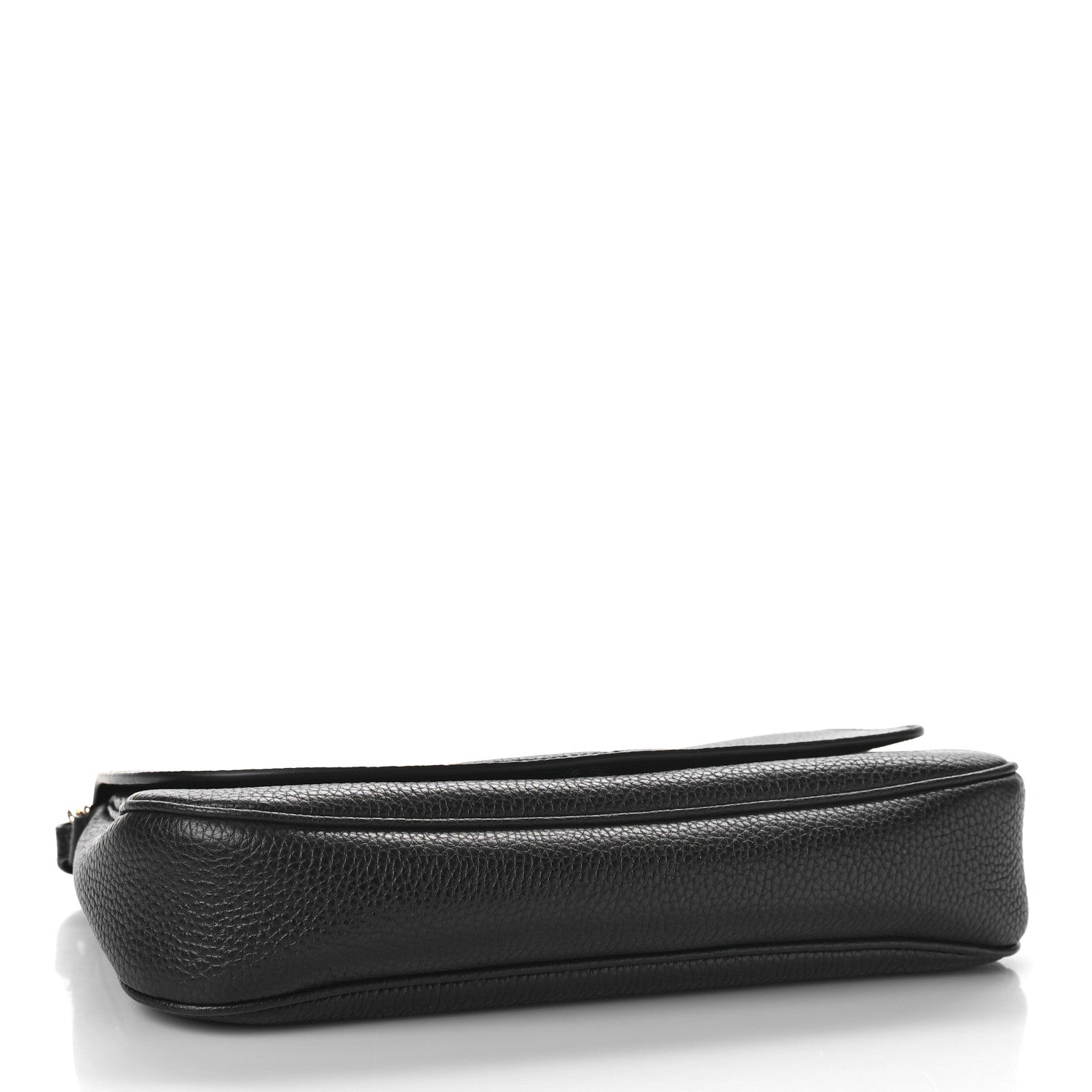 Gucci Pebbled Calfskin Medium Soho Flap Crossbody Black 4 of 9