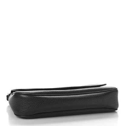 Gucci Pebbled Calfskin Medium Soho Flap Crossbody Black 4 of 9