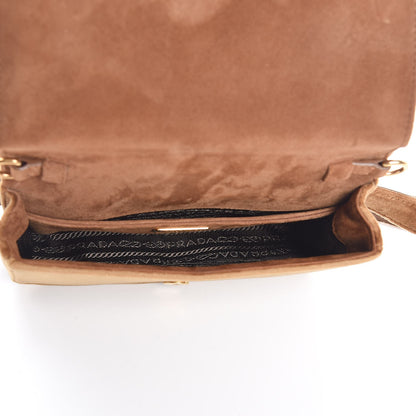 Prada Velvet Cahier Belt Bag Cammello 6 of 8