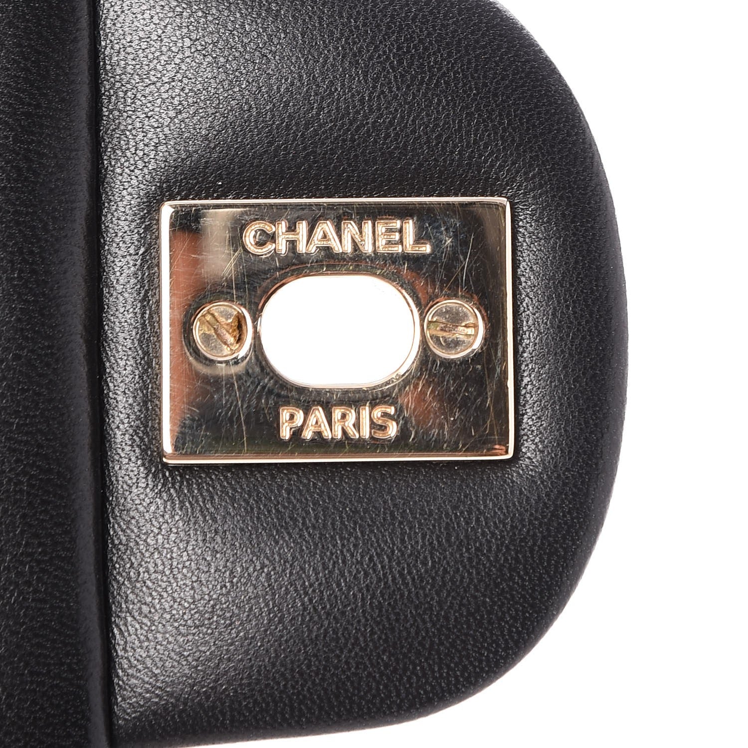 Chanel Lambskin Chevron Quilted Mini Square Flap Black 8 of 8