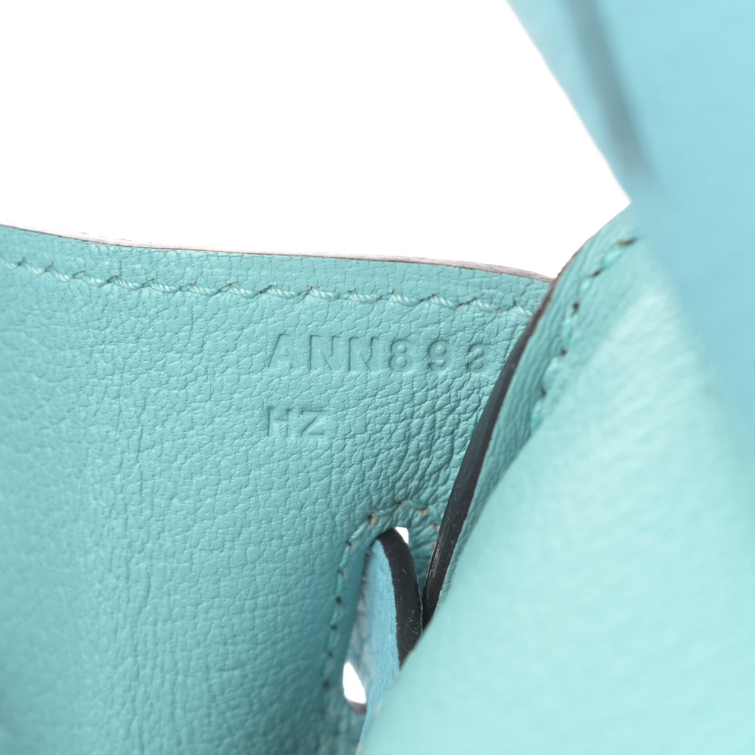 Hermes Togo Birkin 30 Bleu Atoll 10 of 11