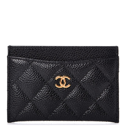 Chanel Caviar Quilted Card Holder Black 1 of 9