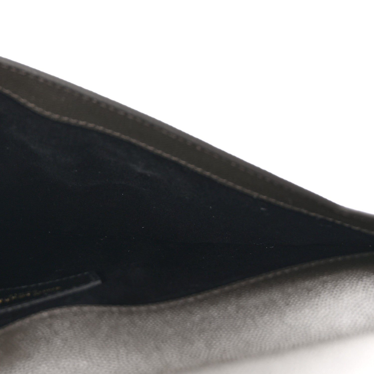 Saint Laurent Grain De Poudre Uptown Pouch Pebble 5 of 6