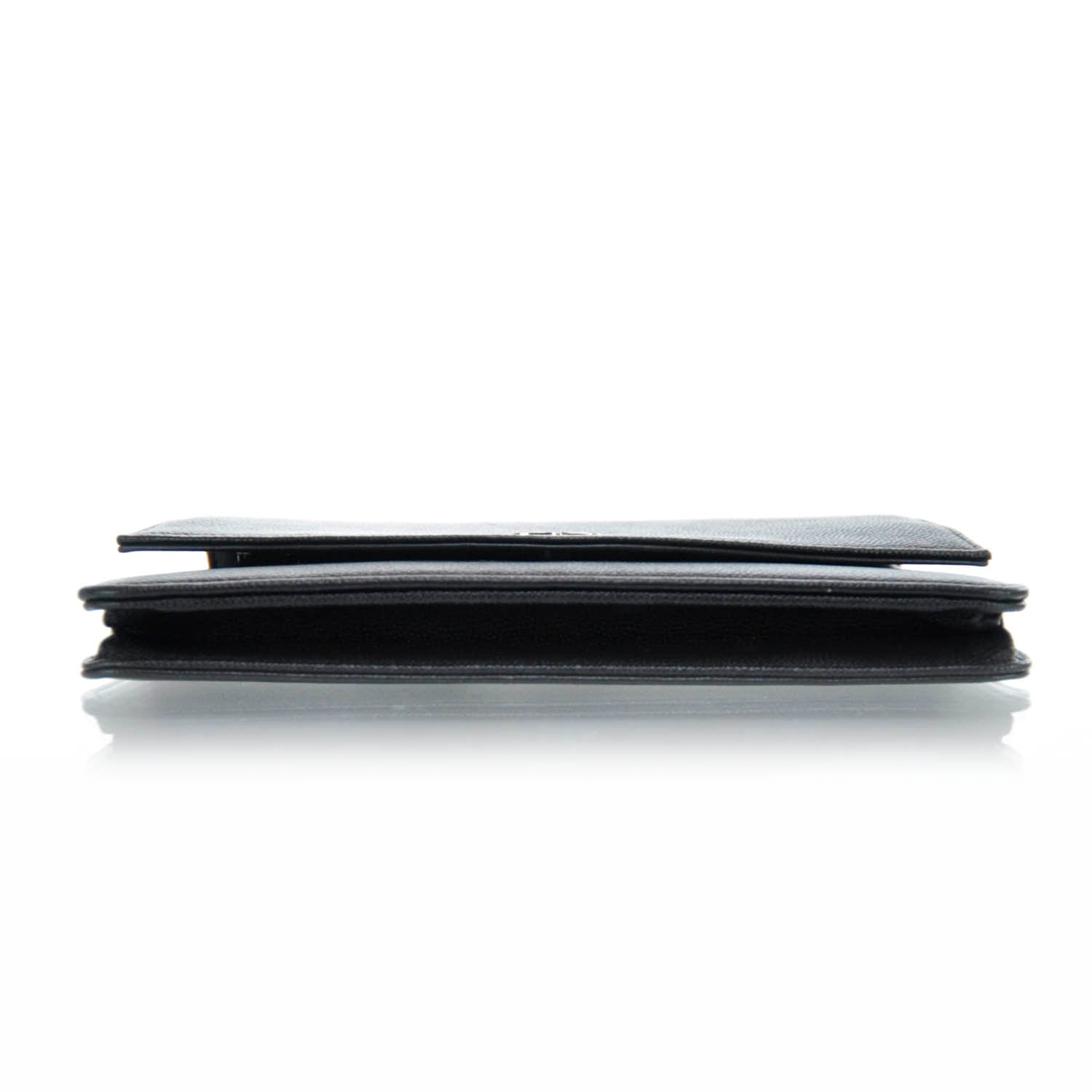 Chanel Caviar CC Wallet on Chain Black 4 of 9