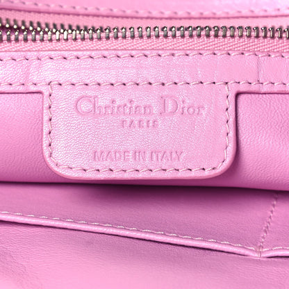 Christian Dior Lambskin Woven Dior Soft Shopping Tote Pink 5 of 16