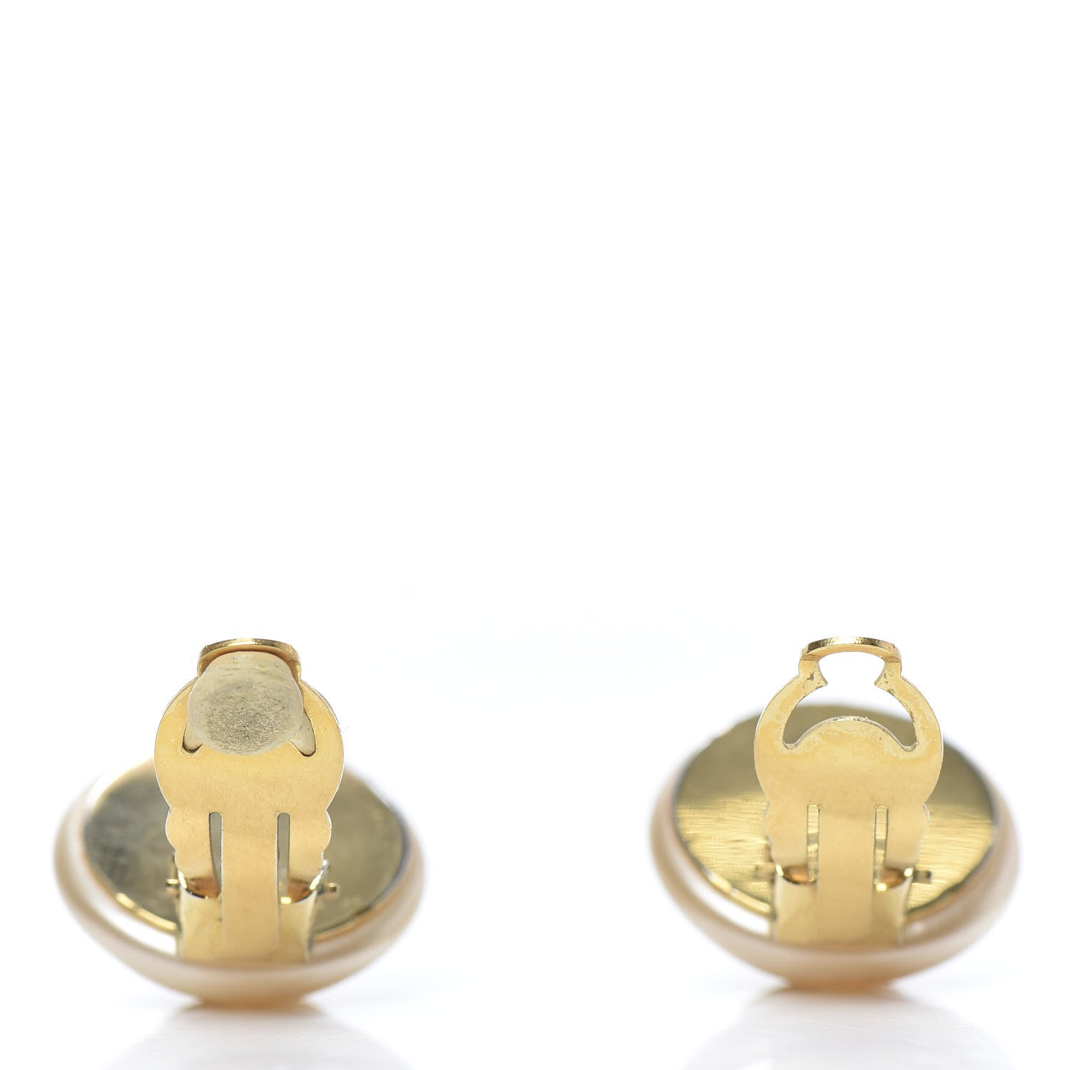 Chanel Pearl CC Clip On Earrings Gold 6 of 7