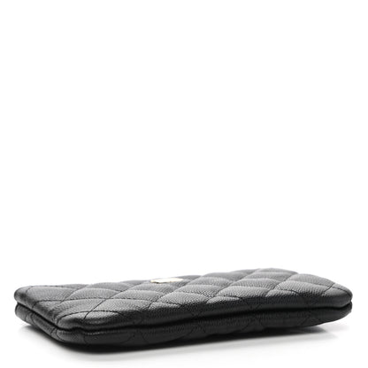 Chanel Caviar Quilted Small Cosmetic Case Black 4 of 8