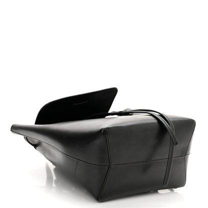 Mansur Gavriel Vegetable Tanned Calfskin Mini Backpack Black Flamma 3 of 12