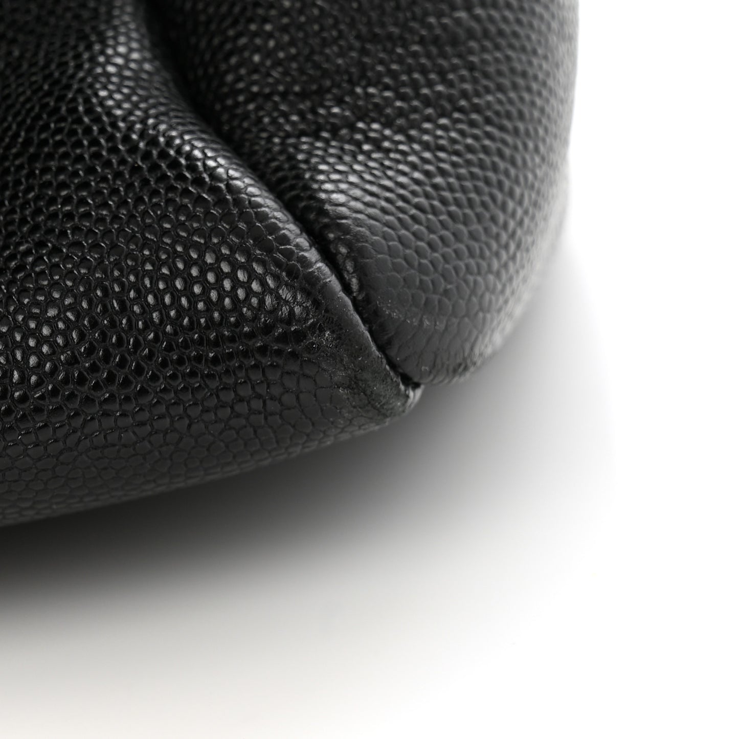 Grain De Poudre Medium West Hollywood Monogram Fold-Over Black