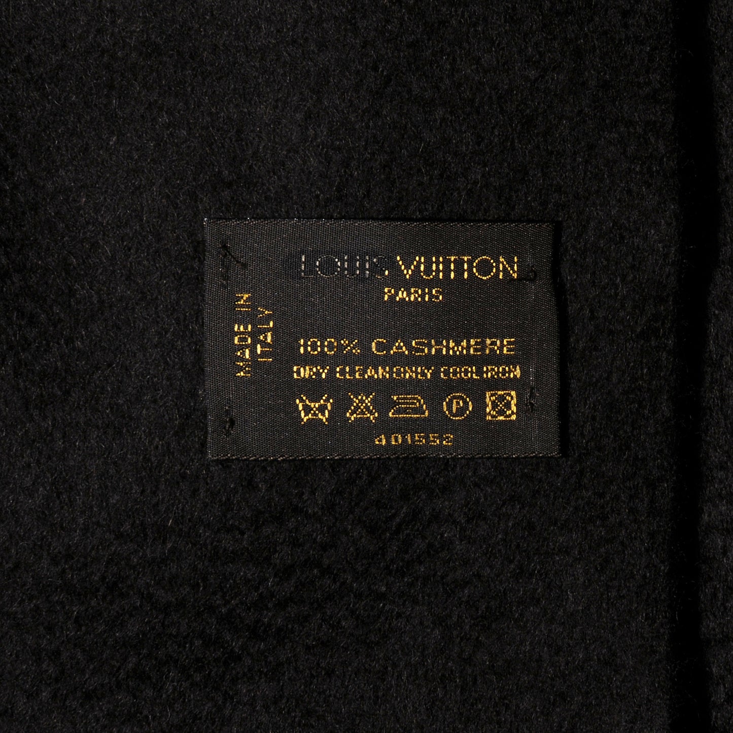Cashmere Perforated Scarf Brown