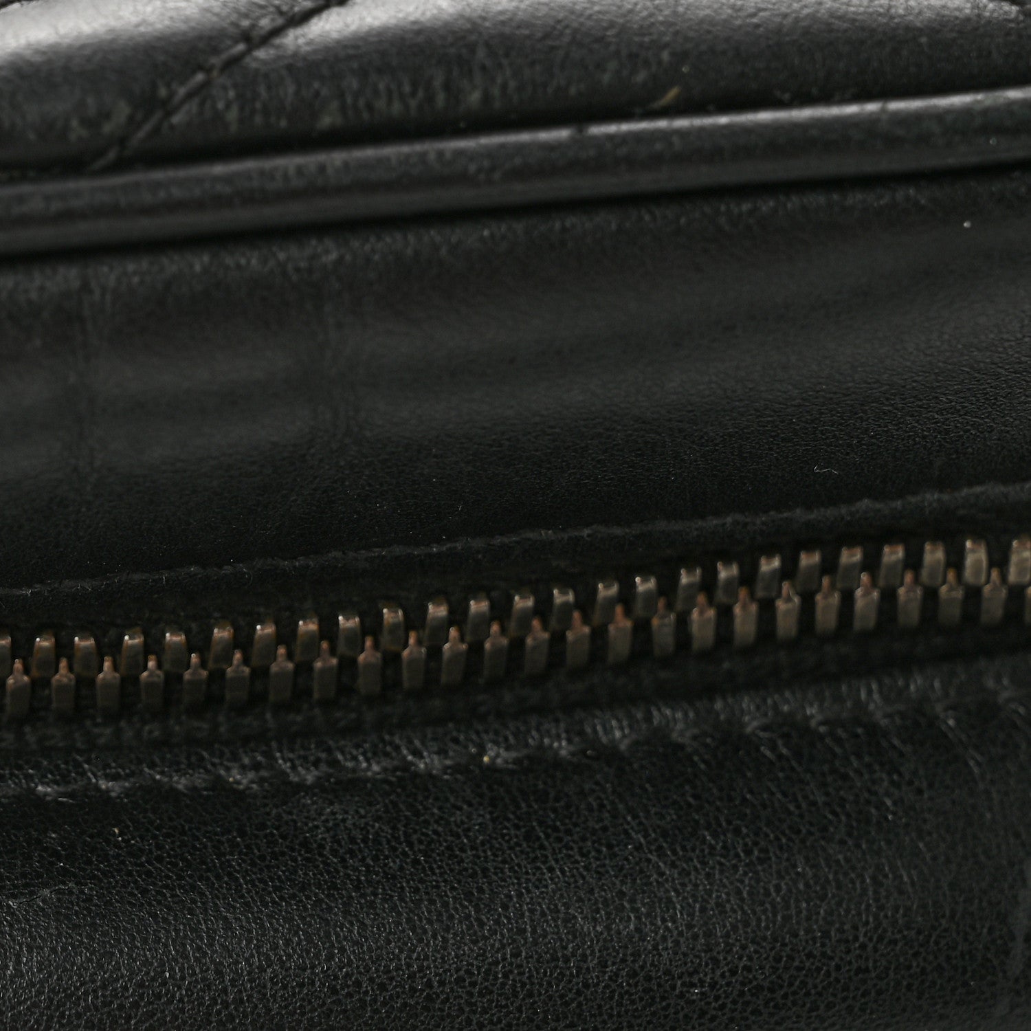 Gucci Calfskin Matelasse Monochrome Small GG Marmont Chain Shoulder Bag Black 12 of 12