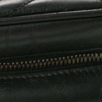 Gucci Calfskin Matelasse Monochrome Small GG Marmont Chain Shoulder Bag Black 12 of 12