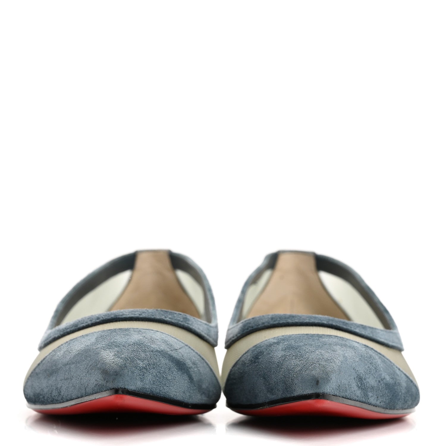 Christian Louboutin Veau Velours Rete Galativi Flats 36.5 Version 36.5 Version Tempete 3 of 9