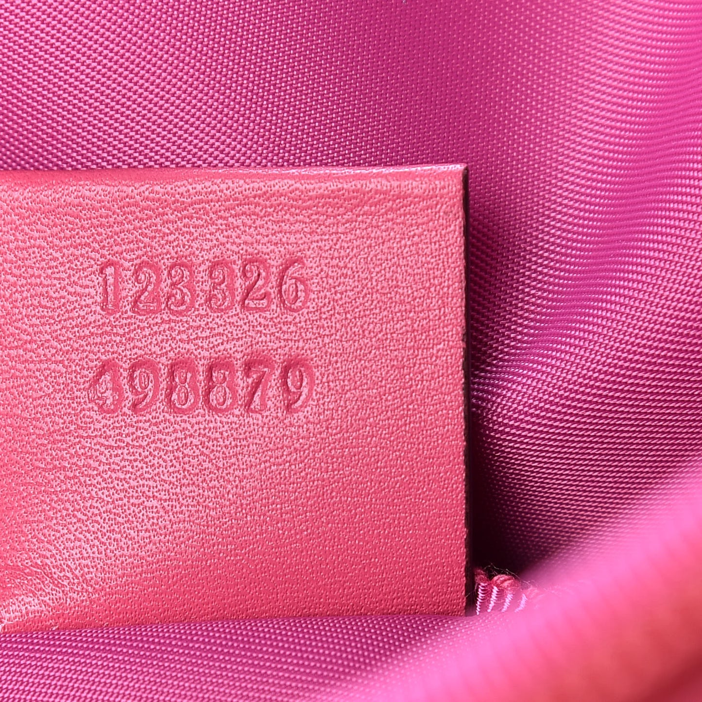 GG Supreme Monogram Rose Bud Diaper Bag Pink