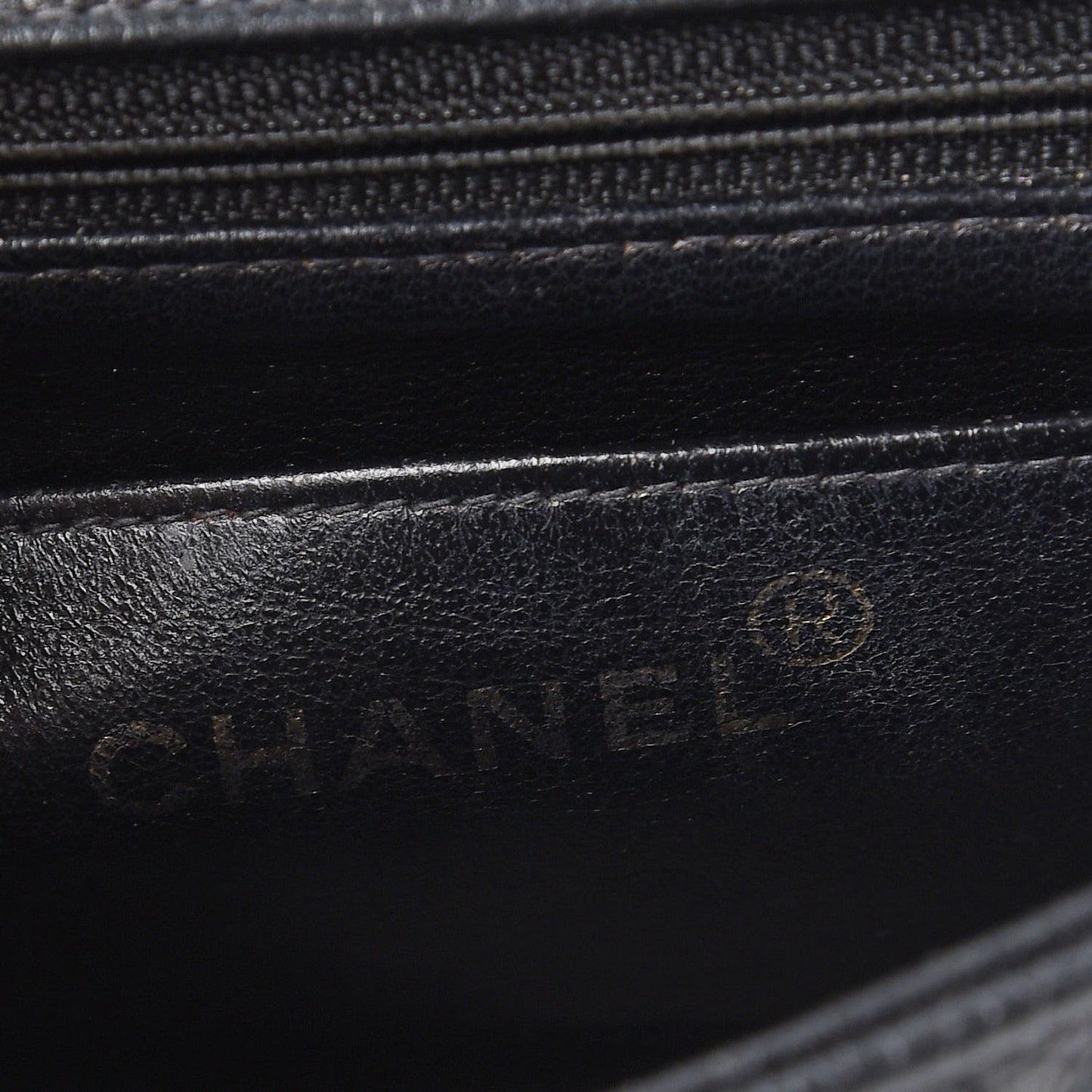 Caviar Quilted Mini Square Flap Black