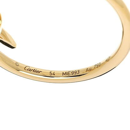 Cartier 18K Yellow Gold Small Juste Un Clou Ring 54 7 5 of 6