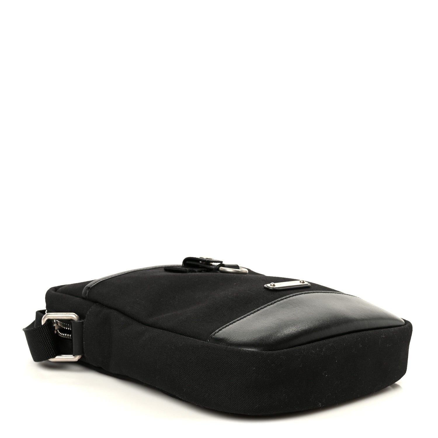 Saint Laurent Canvas Rivington Race Pouch Black 4 of 10