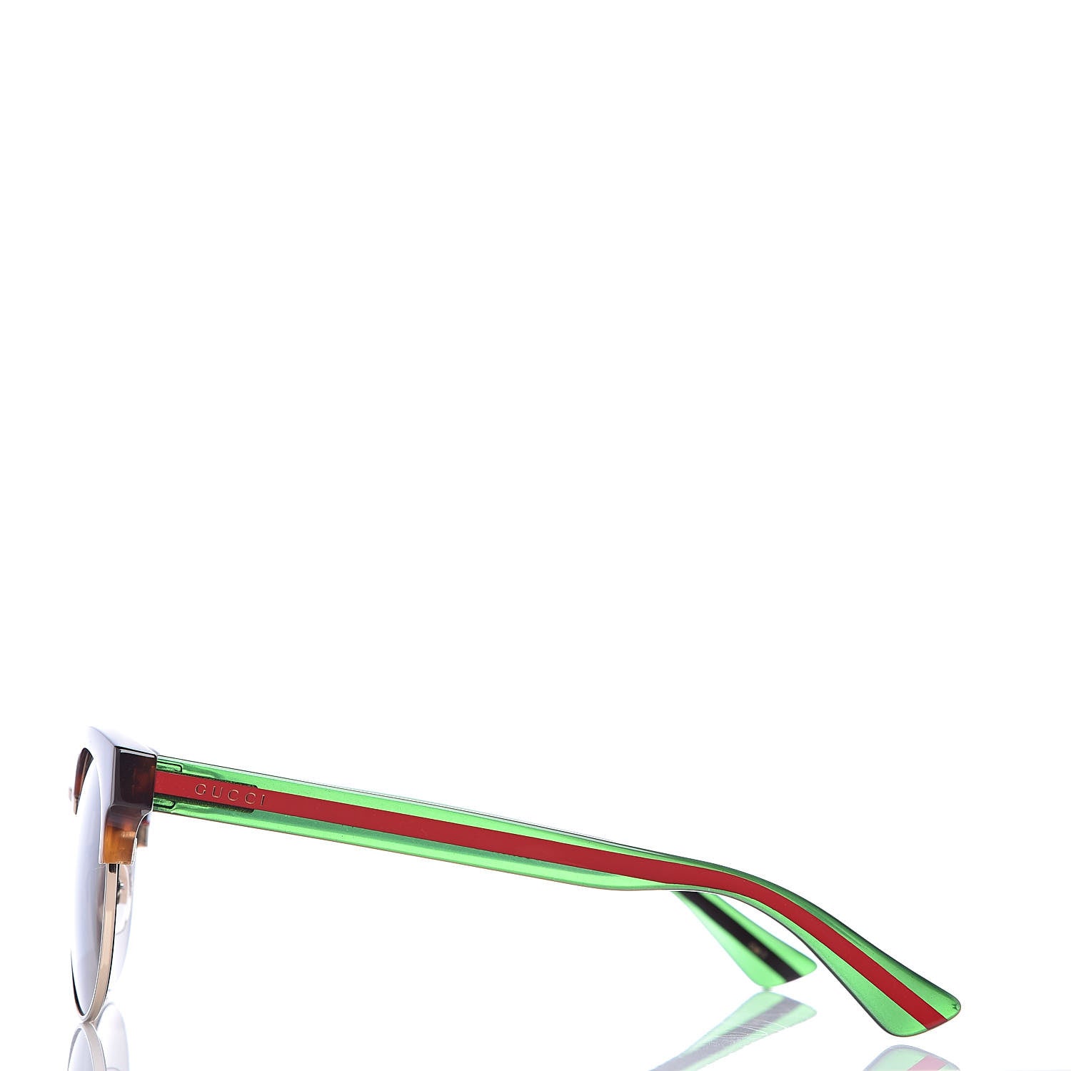Gucci Web Sunglasses GG0058SK Tortoise 2 of 7