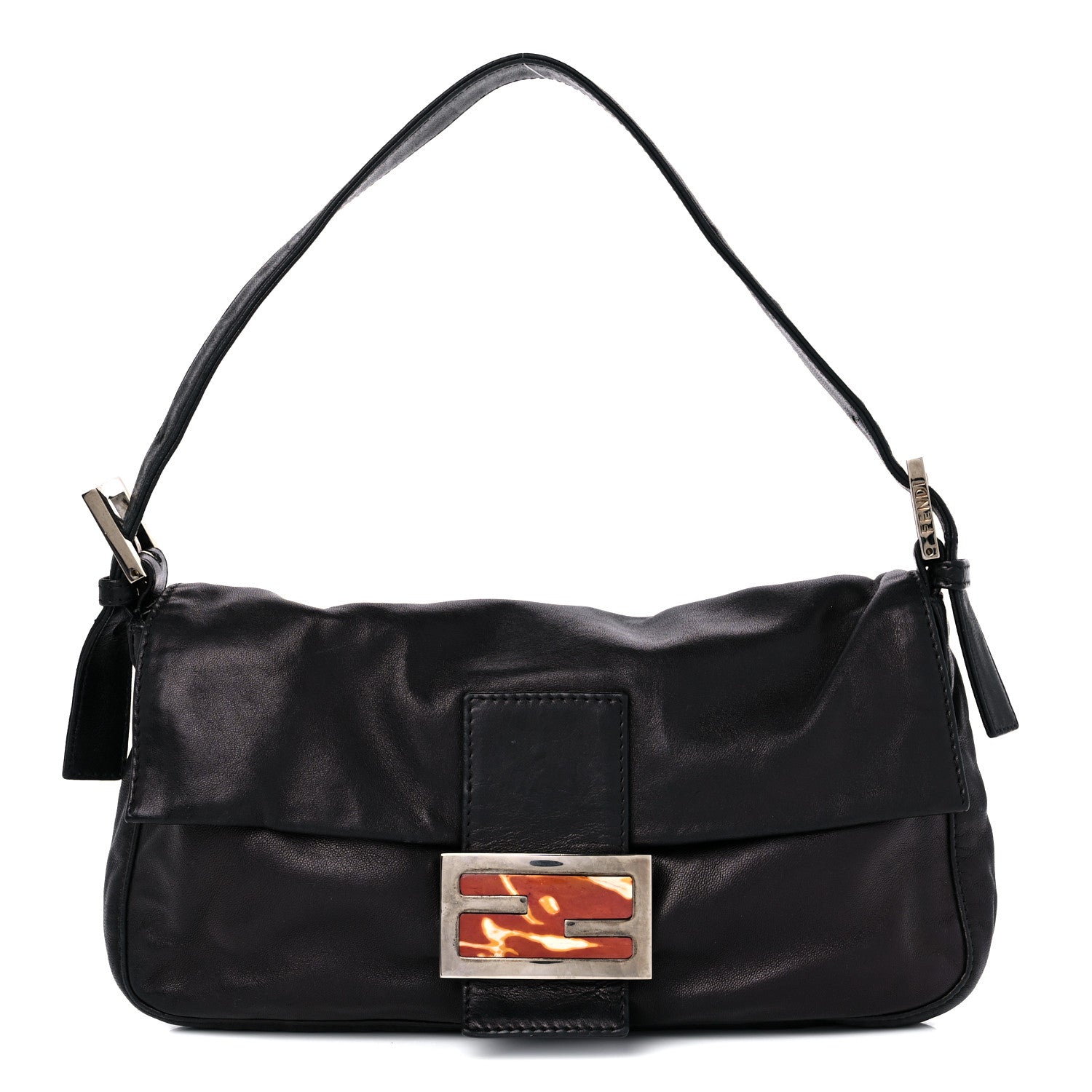 Fendi Nappa Baguette Black 1 of 11