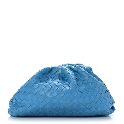 Bottega Veneta Nappa Maxi Intrecciato The Pouch Oversized Clutch Swimming Pool 1 of 8