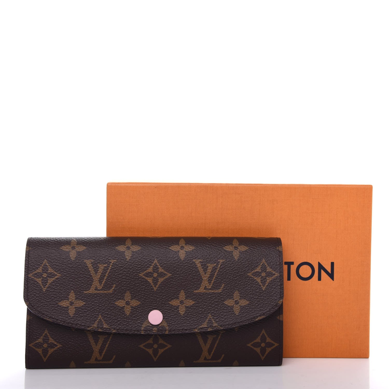 Louis Vuitton Monogram Emilie Wallet Rose Ballerine 8 of 8