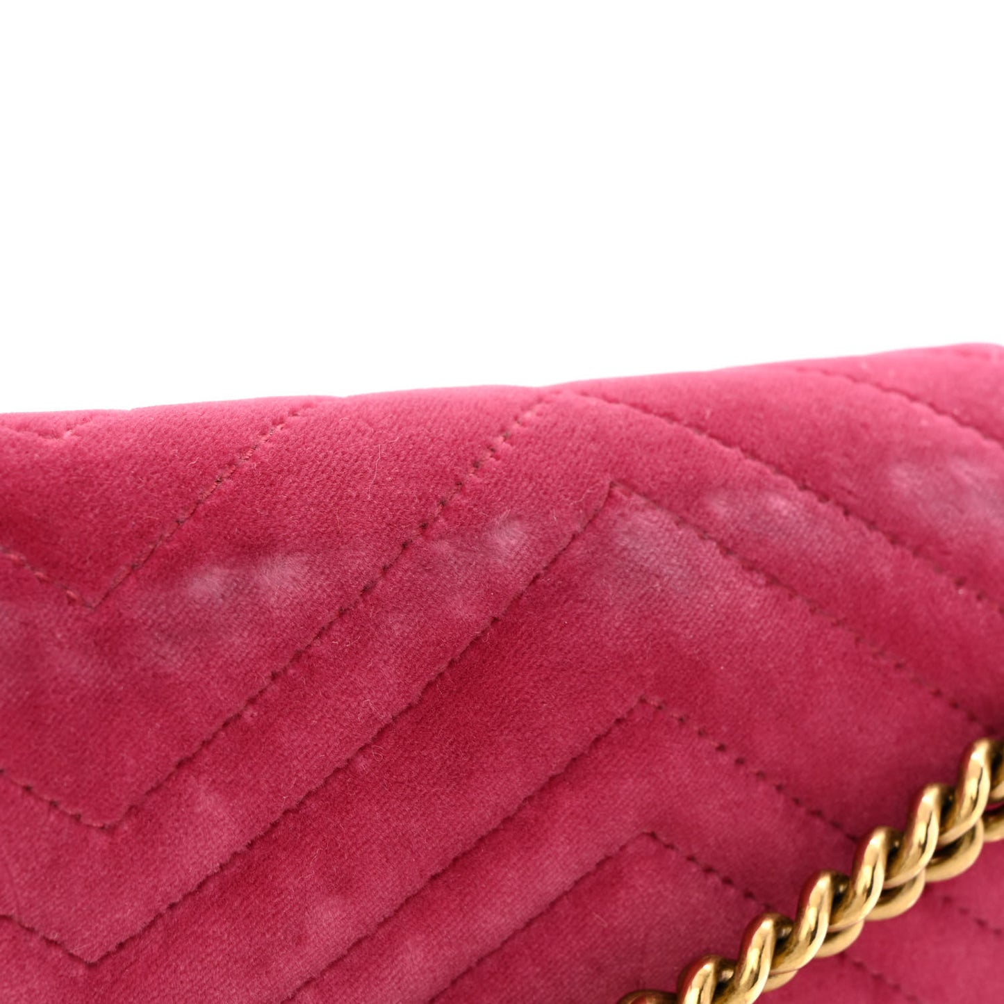 Velvet Matelasse Small GG Marmont Shoulder Bag Light Raspberry Rose