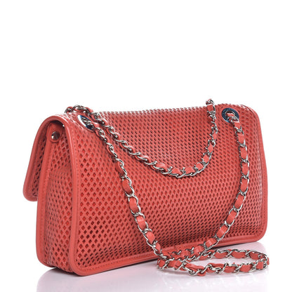 Chanel Perforated Calfskin Up In The Air Flap Red 2 of 11
